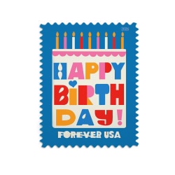 Happy Birthday Stamps 2026