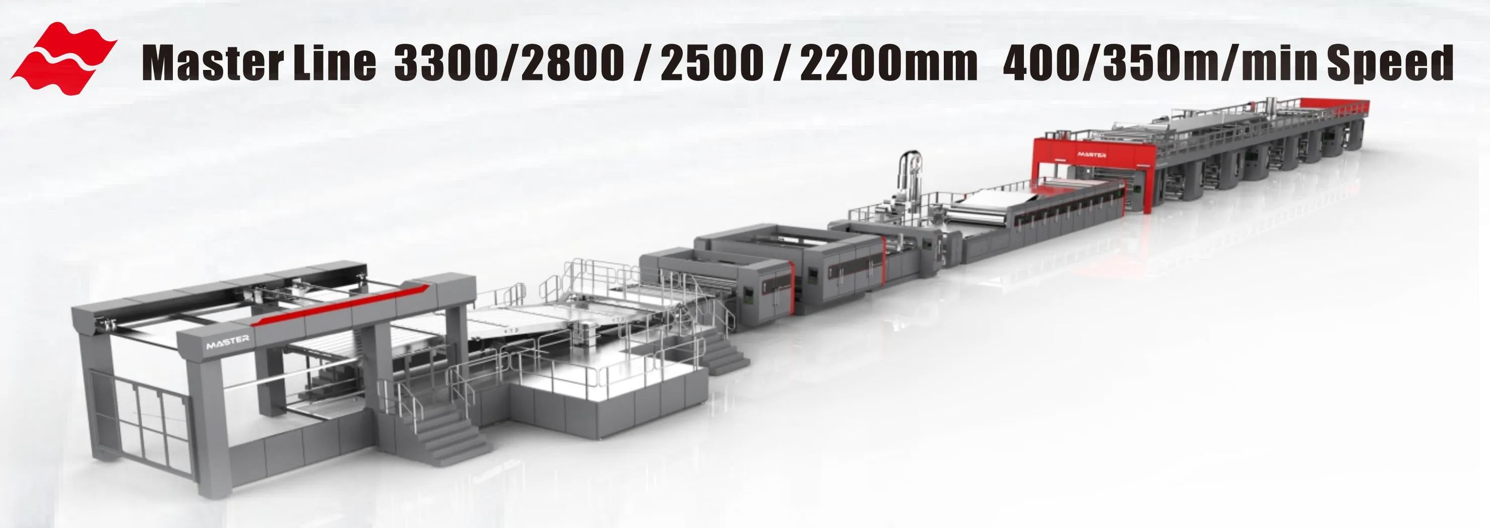 Intelligent 2500mm 5ply Corrugated Board Production Line