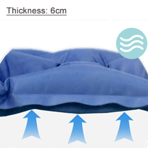 Night Cat Inflatable Double Sleeping Pad Mat Bed with Foot Pump and Double Pillow for Camping Backpacking Hiking Ultra-Light Compact Comfortable 77"x 47"