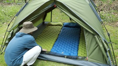 Night Cat Pop Up Tent 3 4 Man Person Camping Tent Waterproof Instant Automatic Easy Set Up Dome Holiday Tent