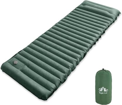 Night Cat Sleeping Pad for Camping - Ultralight Inflatable Sleeping Ma