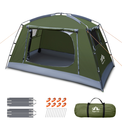 Night Cat Tent for 1 2 People Camping: Lightweight and Waterproof Dome Tent for 3 Seasons Ideal for Backpacking Hiking Outdoor Festivals