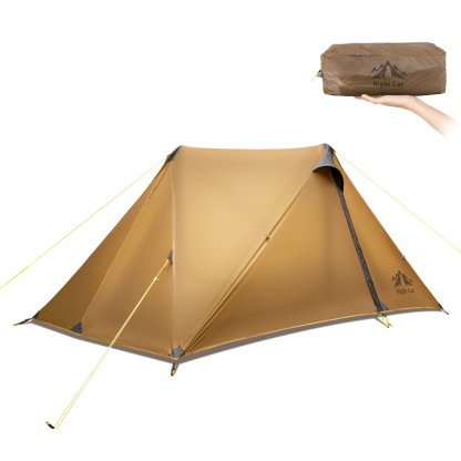 Night Cat Ultralight Tent 2 Person for Professional Backpacker Hiker 1.08KG Only Lanshan Backpacking Bivvy Ground Tent Heavy Rain Waterproof Trekking Pole Not Included