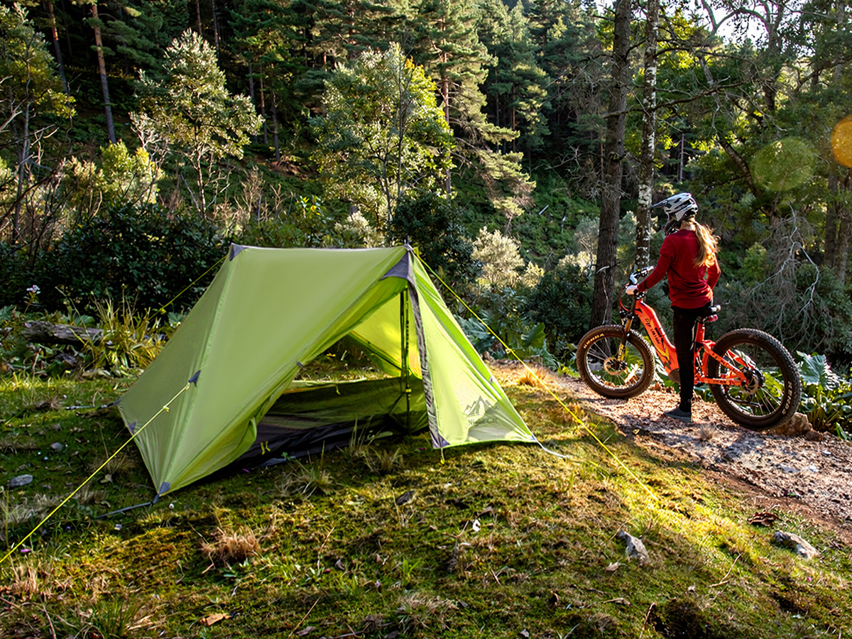 Night Cat Ultralight Tent 1 Person: Backpacking Lightweight Waterproof Camping Tent Nylon 15D 1kg 1 Man for Wild Trekking Hiking