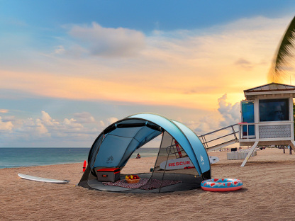 Night Cat Pop-up Beach Tent: Large Sun Shade Shelter for 2-4 Persons Picnic Sport Activities