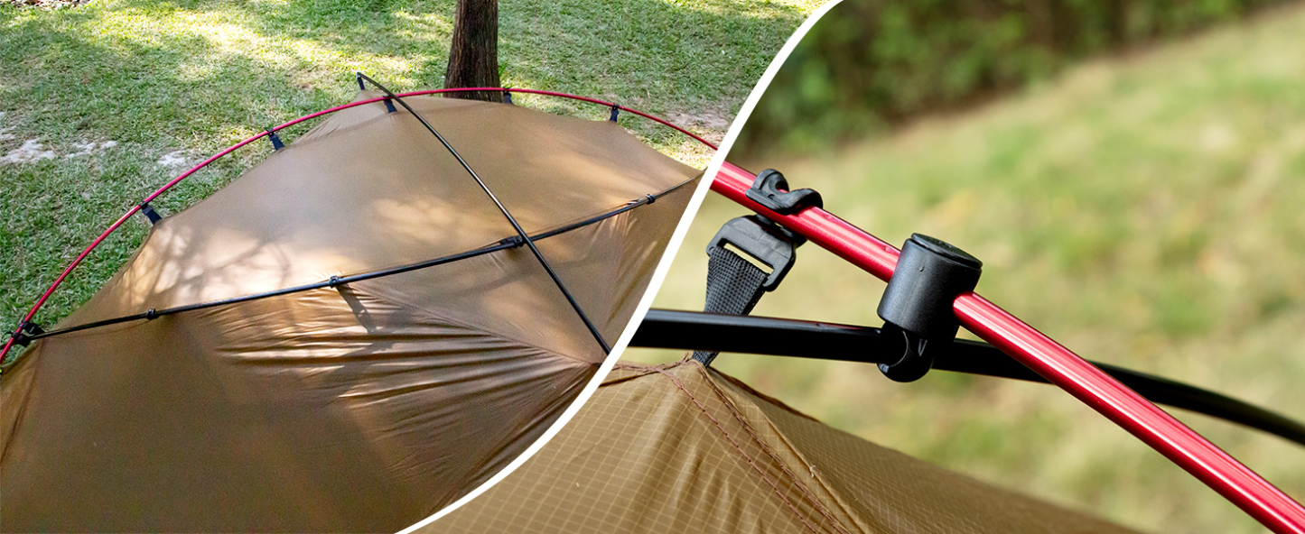 Night Cat 1 Man Tent Ultralight: Backpacking Tent 1  Person Waterproof Lightweight for Camping Trekking Hike Outdoor