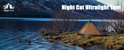 Night Cat Ultralight Tent 1 Person for Professional Backpacker Hiker 2 LBS Only Lanshan Backpacking Bivvy Ground Tent Heavy Rain Waterproof Trekking Pole Not Included