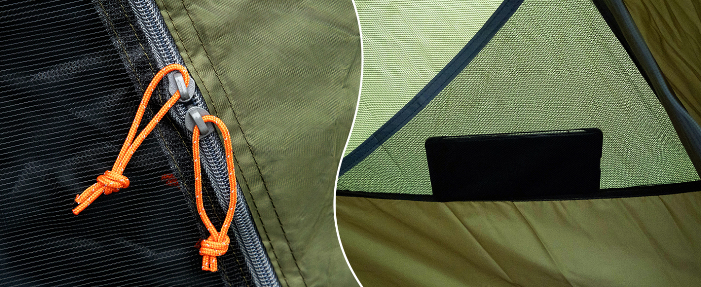 Night Cat Pop Up Tent for 4 Person Man Waterproof Throwing Tent Breathable Easy Adjustment for Camping Hiking