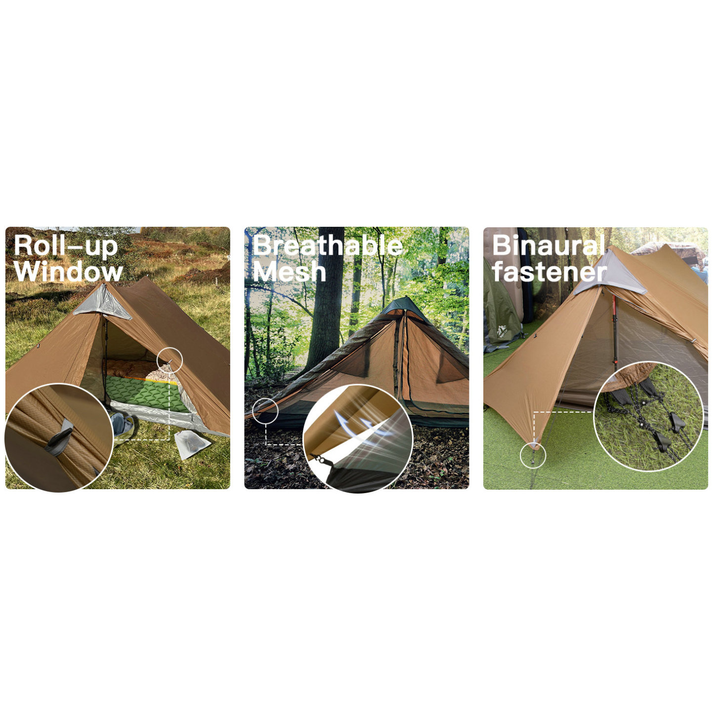 Night Cat Backpacking Tent Ultralight Waterproof Professional Hiking Tent for 2 Person