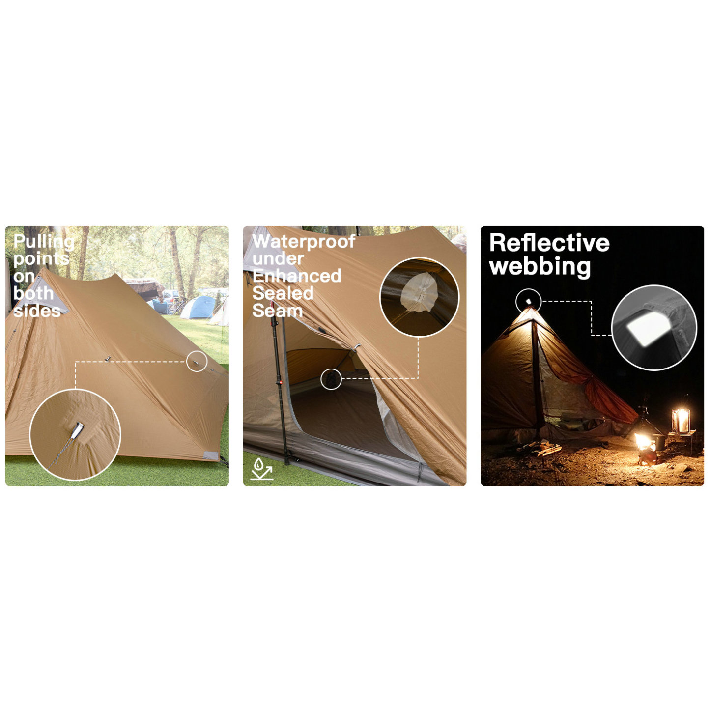 Night Cat Backpacking Tent Ultralight Waterproof Professional Hiking Tent for 2 Person