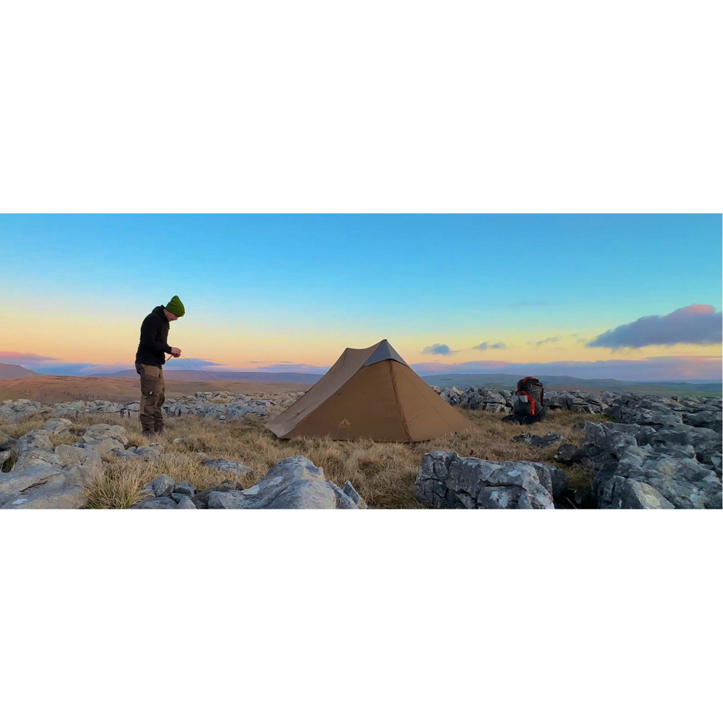Night Cat Backpacking Tent Ultralight Waterproof Professional Hiking Tent for 2 Person