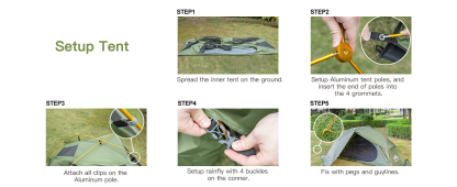 Night Cat Camping Cot Tent - Waterproof 1-Person Off-Ground Combo Cot Bed for Adults Portable Easy Set-up Tent