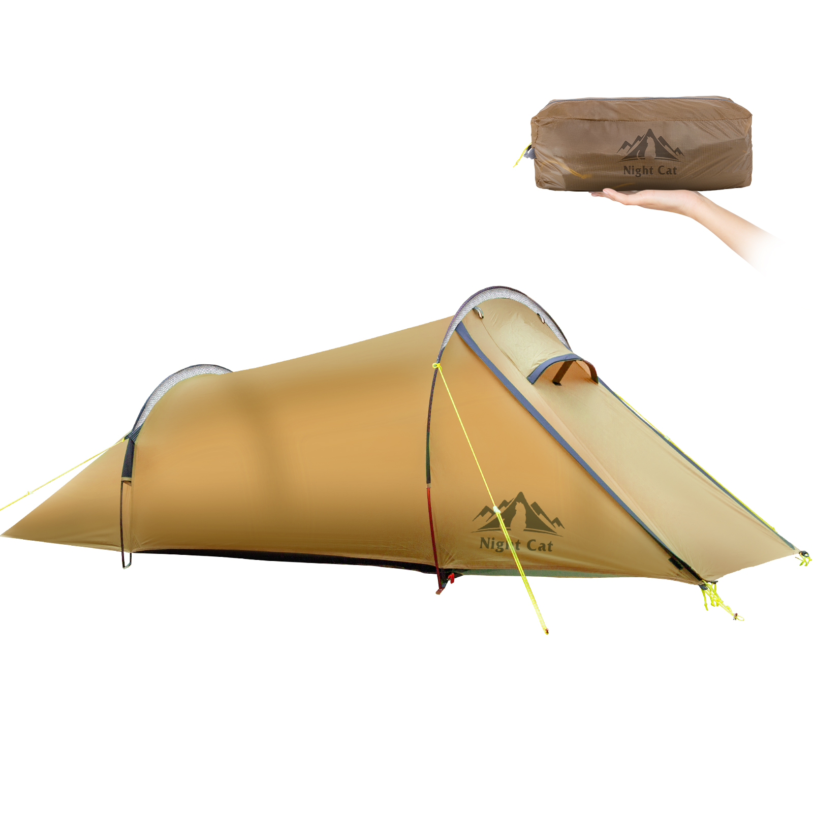 Buy Ultralight Tents for 1 Person & 2 Person - Night Cat Store