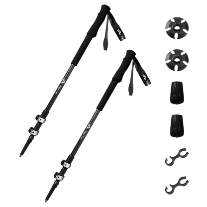 Night Cat Collapsible Trekking Poles: Lightweight Hiking Sticks 1/ 2 Packs Adjustable Walking Poles for Backpacking Climbing