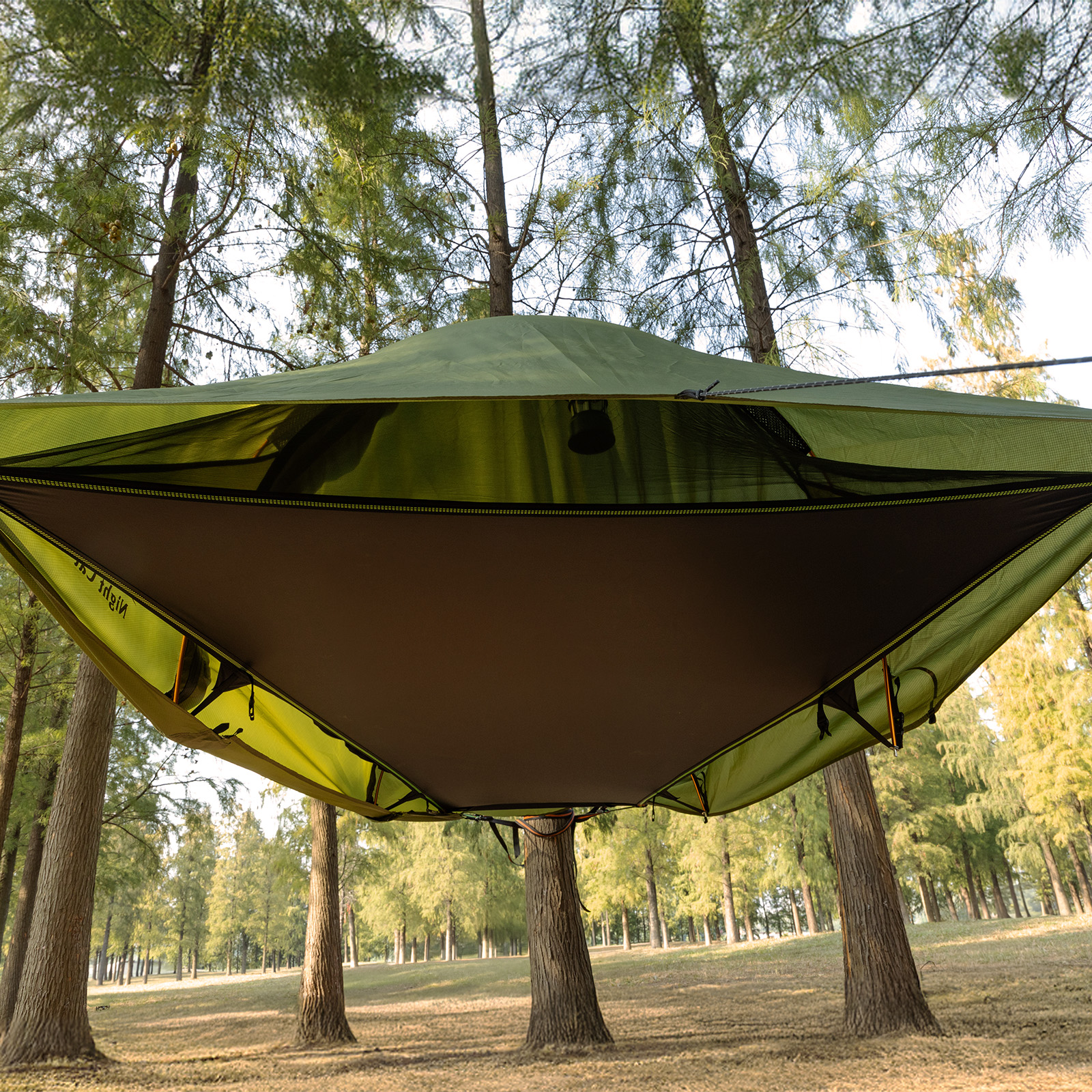 Night Cat Flat Lay Hammock Tent: Portable Lightweight Camping
