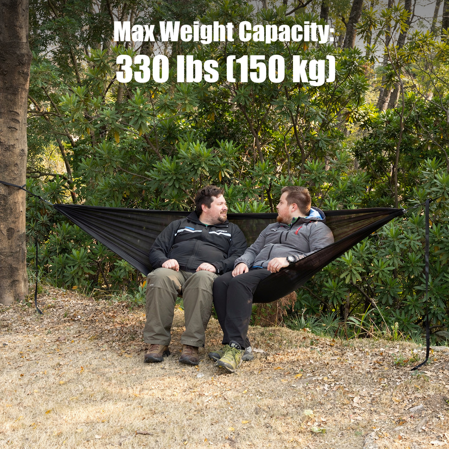 Night Cat Ultralight Pocket Hammock: Durable Tree Hammock Tear-Resistant Dyneema Fabric Only 0.66lb Max Load 330lbs Portable for Solo Hiking Backpacking
