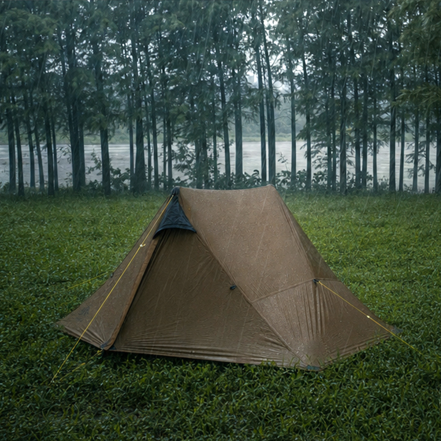 Night Cat Backpacking Tent Ultralight Upgrade Waterproof Professional Hiking Tent for 2 Person Ground Tent Heavy Rain Waterproof Trekking Pole Not Included