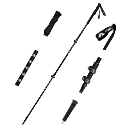 Night Cat Collapsible Trekking Poles: Lightweight Hiking Sticks 1/ 2 Packs Adjustable Walking Poles for Backpacking Climbing