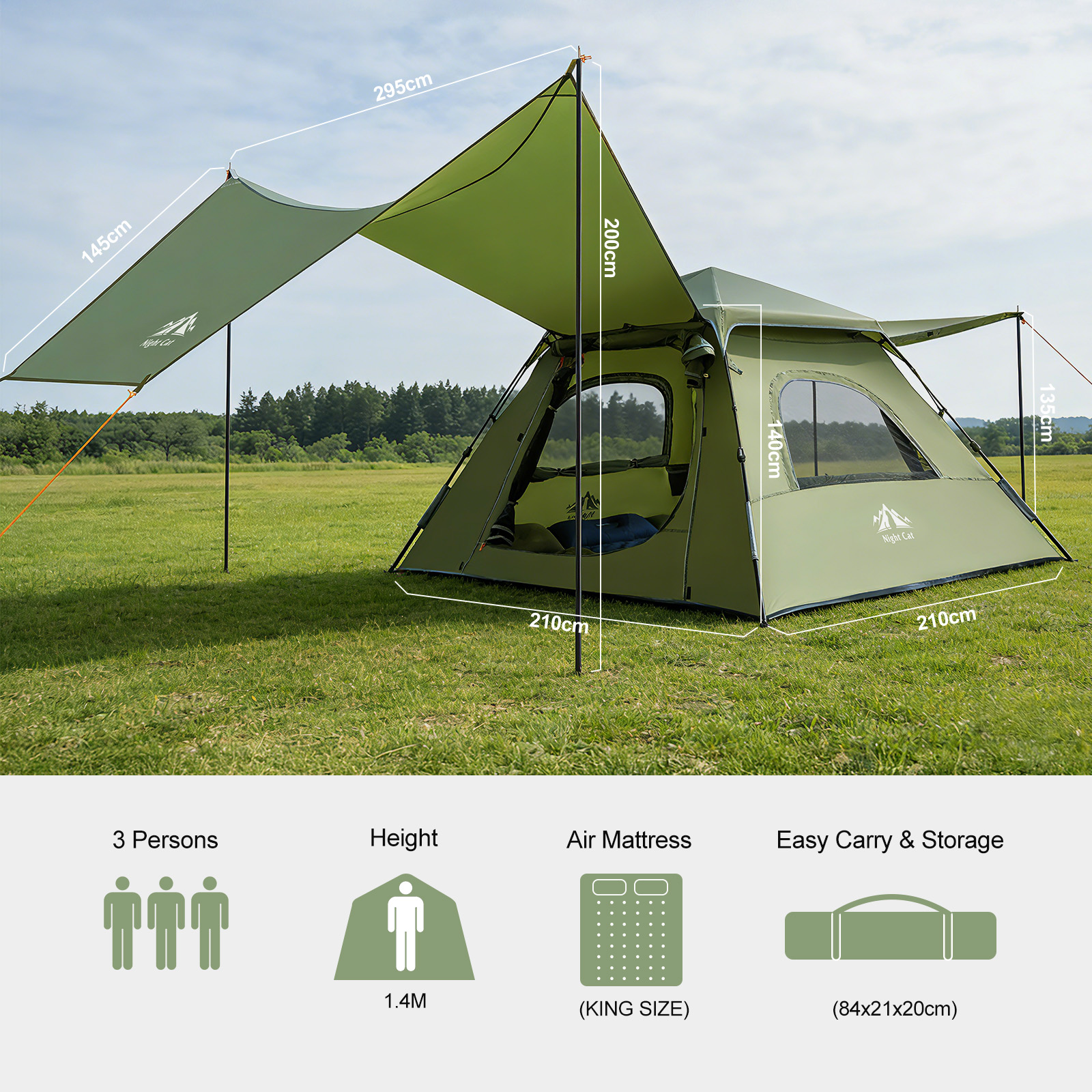 Best Lightweight Waterproof Backpacking Tent for Sale