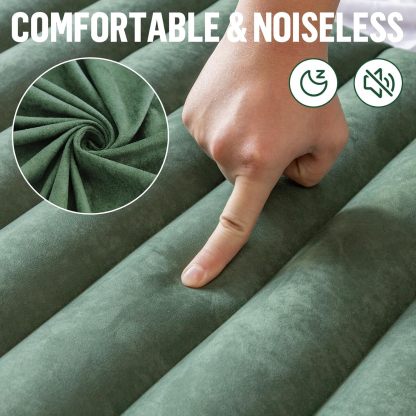 Night Cat Sleeping Pad for Camping - Ultralight Inflatable Sleeping Mat with Built-in Pillow & Foot Pump