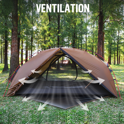 Night Cat 1 Man Tent Ultralight: Backpacking Tent 1  Person Waterproof Lightweight for Camping Trekking Hike Outdoor