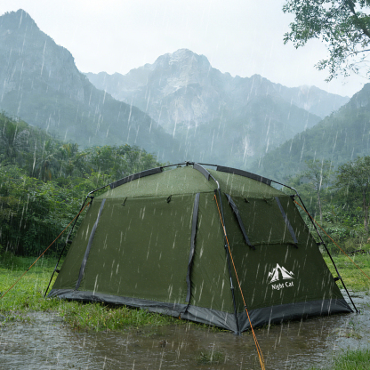 Night Cat Tent for 1 2 People Camping: Lightweight and Waterproof Dome Tent for 3 Seasons Ideal for Backpacking Hiking Outdoor Festivals