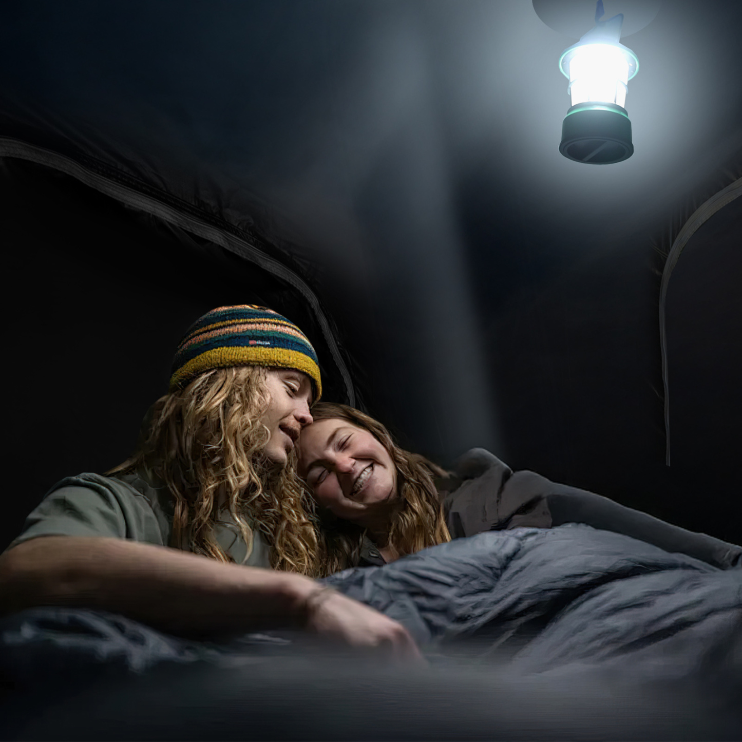 Night Cat Blackout Cabin Tent: 4 Person Pop Up Camping Tent with Vestibule & Rainfly Waterproof Instant Easy Setup Family Tent