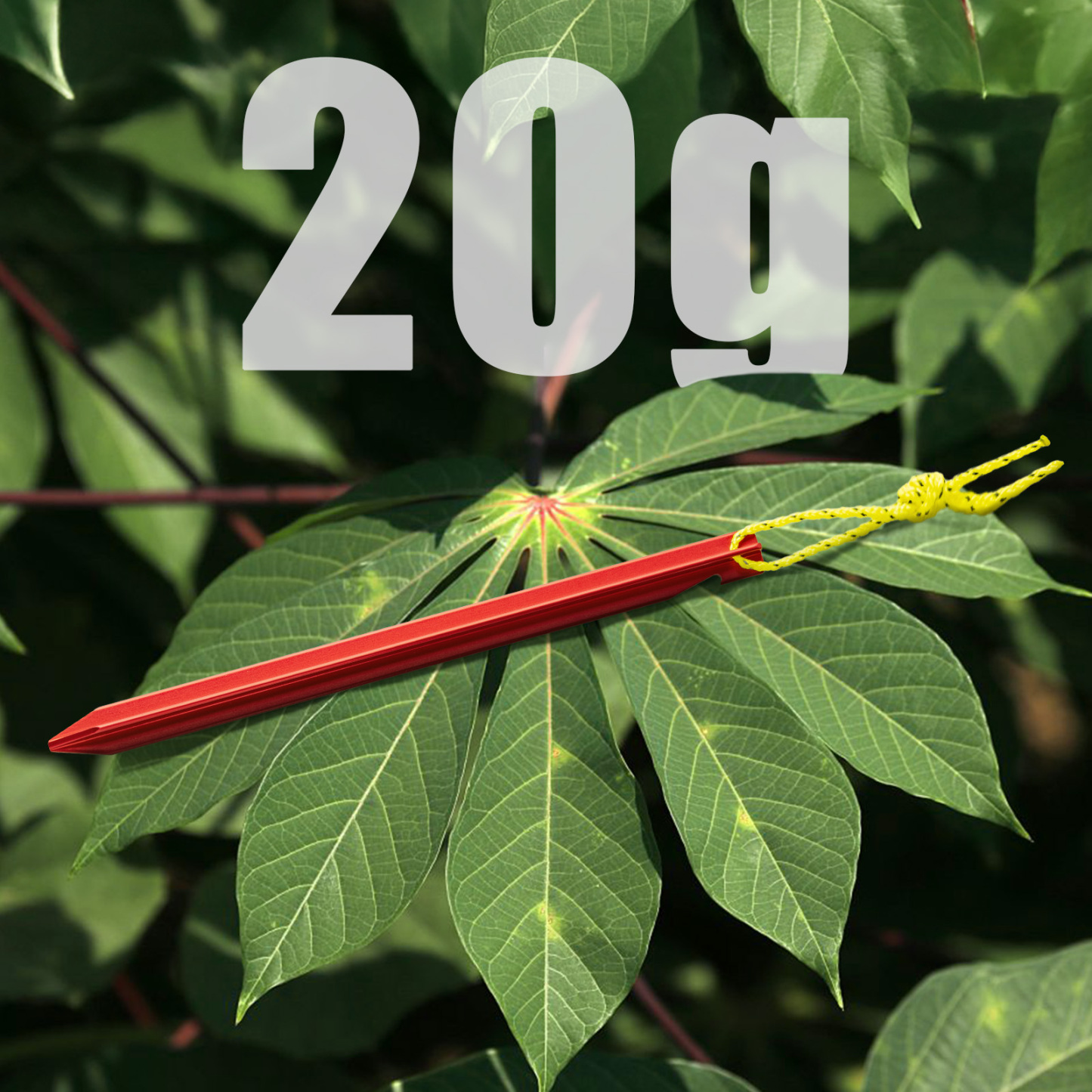 Night Cat 12 Pack Tent Stakes: Four-Sided Aluminum Pegs with Reflective Pull Ropes for Camping Hiking Garden