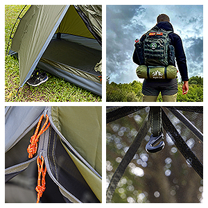 Night Cat Upgraded Backpacking Tents 1 2 Persons Easy Clip Setup Camping Tent Adults Scouts Heavy Rainproof Compact Lightweight