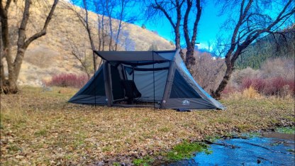 Night Cat 8-Person Inflatable Tent: Waterproof Spacious Blow-up Tent with Easy Set Up Pump for Family Winter Camping and Outdoor Events