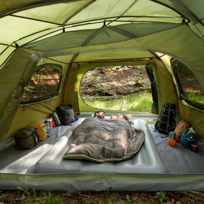 Night Cat 4 Man Family Tent with Porch | Camping, Lightweight, Waterproof Tent, Large Living Area, Adults, Hiking, Trekking, Outdoor