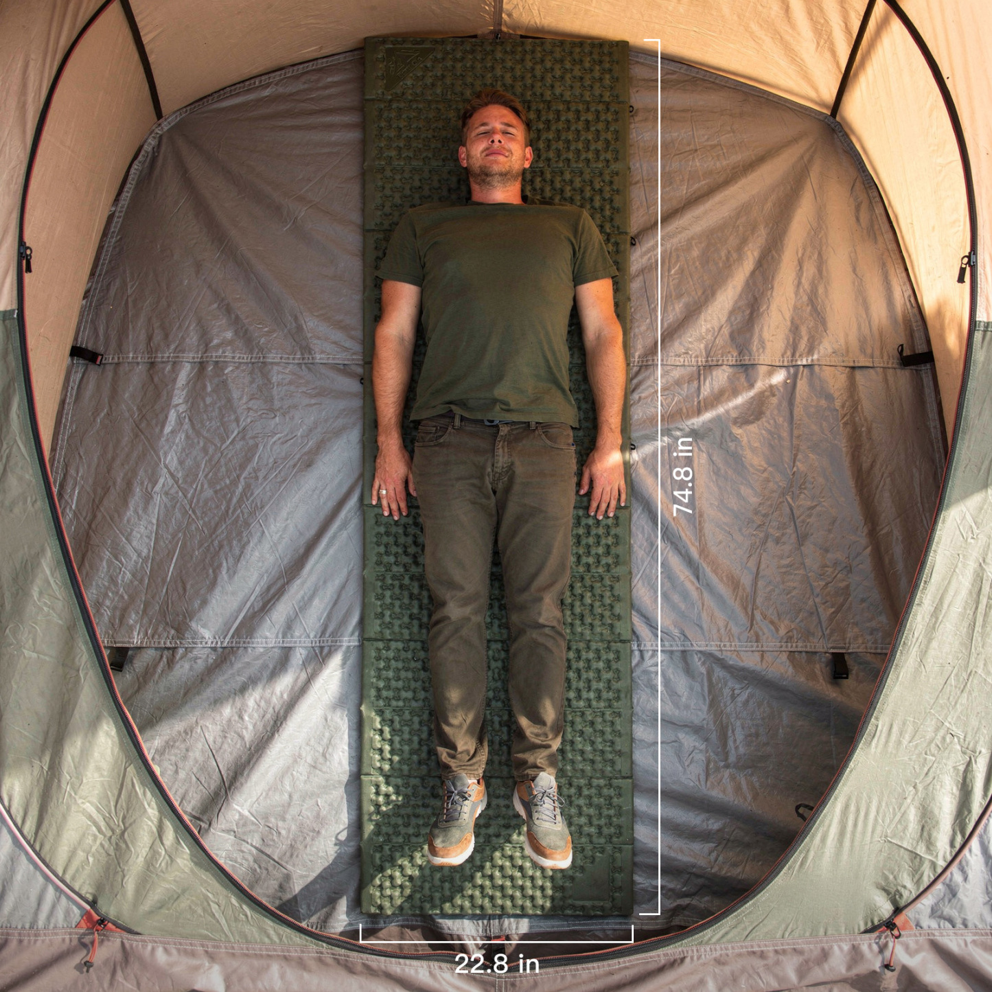 Night Cat Sleeping Foam Mat: Foldable Closed Cell Foam Camping Mattress Wide Lightweigh Waterproof with Aluminum Reflective Barrier for Hiking Backpacking Festival Picnic Outdoor