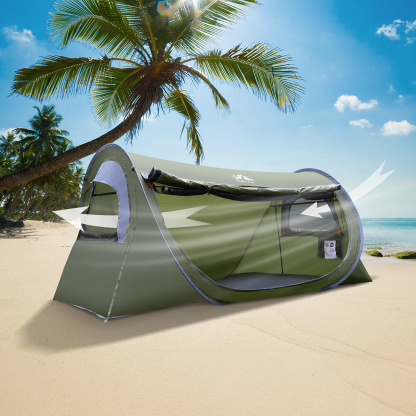 Night Cat Pop Up Tent 1 Person: Waterproof Camping Tent Easy Setup for Picnic Festival in Park Backyard