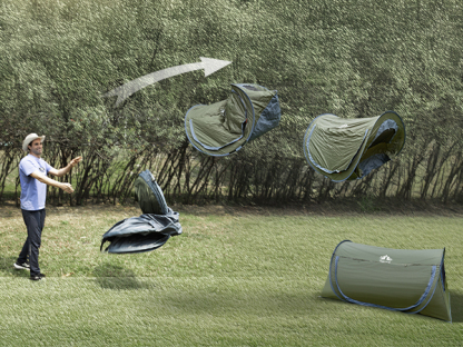 Night Cat Pop Up Tent 1 Person: Waterproof Camping Tent Easy Setup for Picnic Festival in Park Backyard