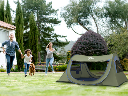 Night Cat Pop Up Tent 1 Person: Waterproof Camping Tent Easy Setup for Picnic Festival in Park Backyard