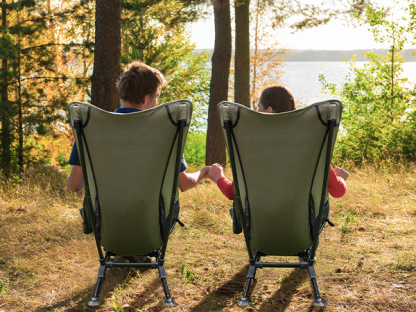 Night Cat High-Back Camping Chair: Lightweight Comfortable Backpacking Chair with Head Support and Anti-Sinking Feet for Hiking Lawn Mountain 330 LBS Green