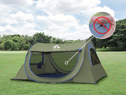 Night Cat Pop Up Tent 1 Person: Waterproof Camping Tent Easy Setup for Picnic Festival in Park Backyard