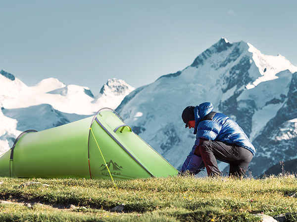 Night Cat 1 Person Tunnel Tent: Ultralight Backpacking Tent Waterproof for Camping Travel Wild