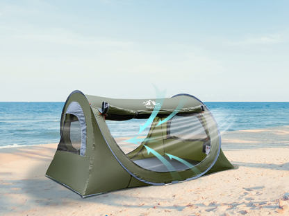 Night Cat Pop Up Tent 1 Person: Waterproof Camping Tent Easy Setup for Picnic Festival in Park Backyard
