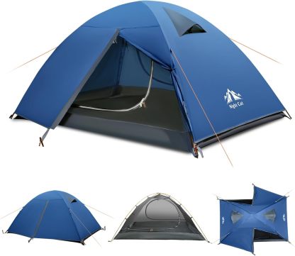 Night Cat Backpacking Tent 2 Persons with Aluminium Pole Double
