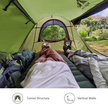 Night Cat Pop Up Tent 1 Person: Waterproof Camping Tent Easy Setup for Picnic Festival in Park Backyard