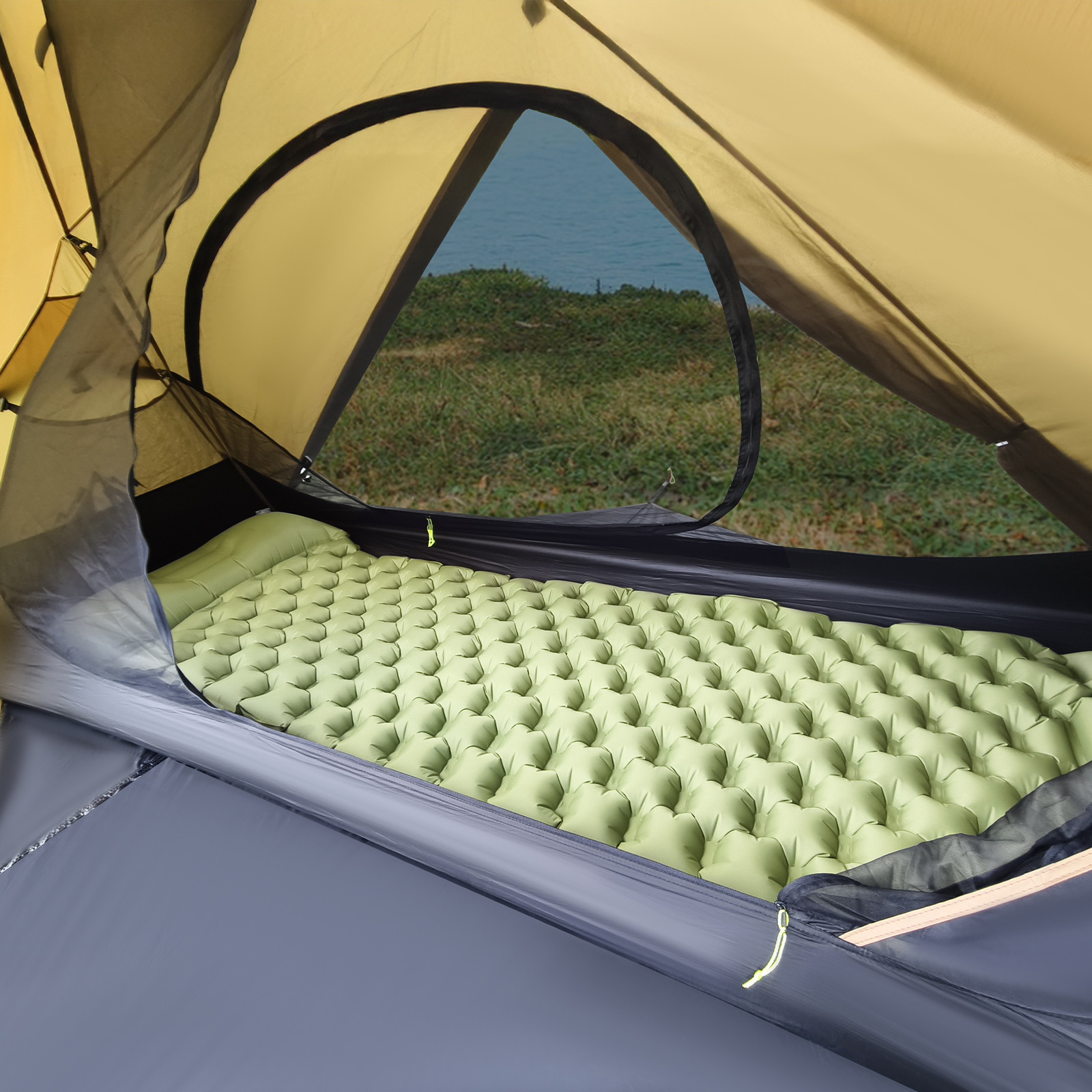 Night Cat 超軽量1 人用テント ワンポール 登山 Night Cat 1 Man Tent
