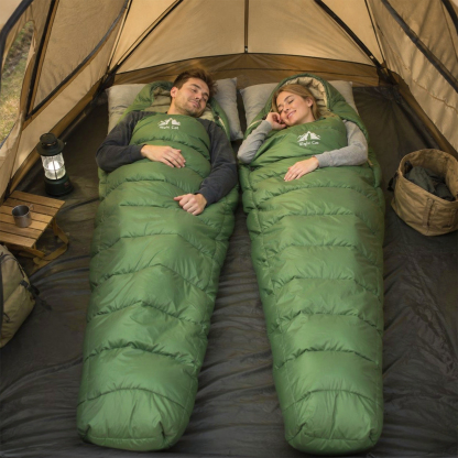 Night Cat Sleeping Bag for Camping: 550 Fill Power Mummy Down Sleeping Bag for Backpacking