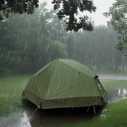 Night Cat 1-Person Camping Tent: Lightweight Waterproof Hiking Tent for Adult(cot is excluded)31.5''