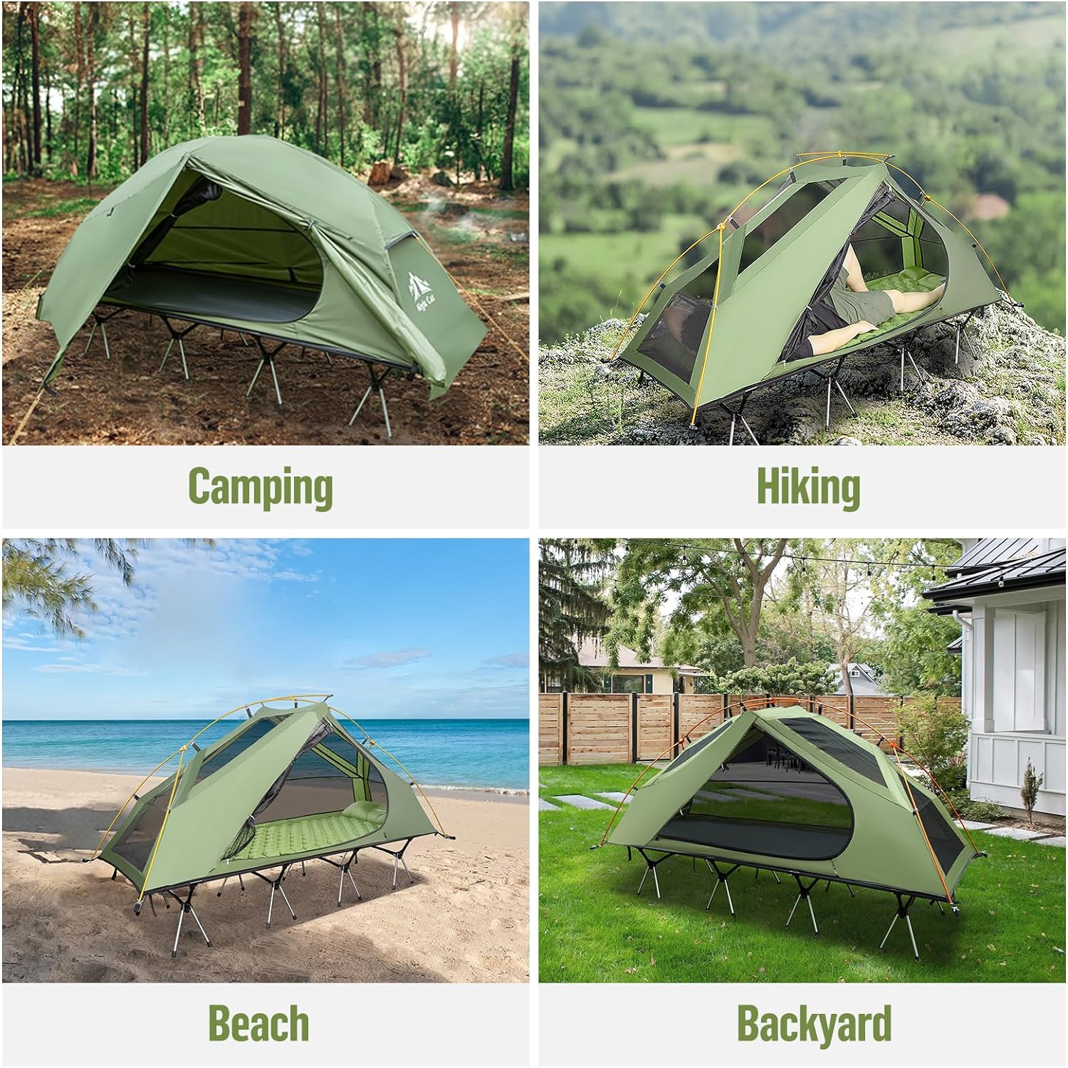 Buy Night Cat Camping Cot Tent for 1 Person Online Night Cat Store