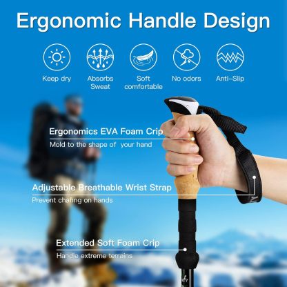 Night Cat Ultralight Tent with Collapsible Trekking Pole for Professional Backpacker Hiker 