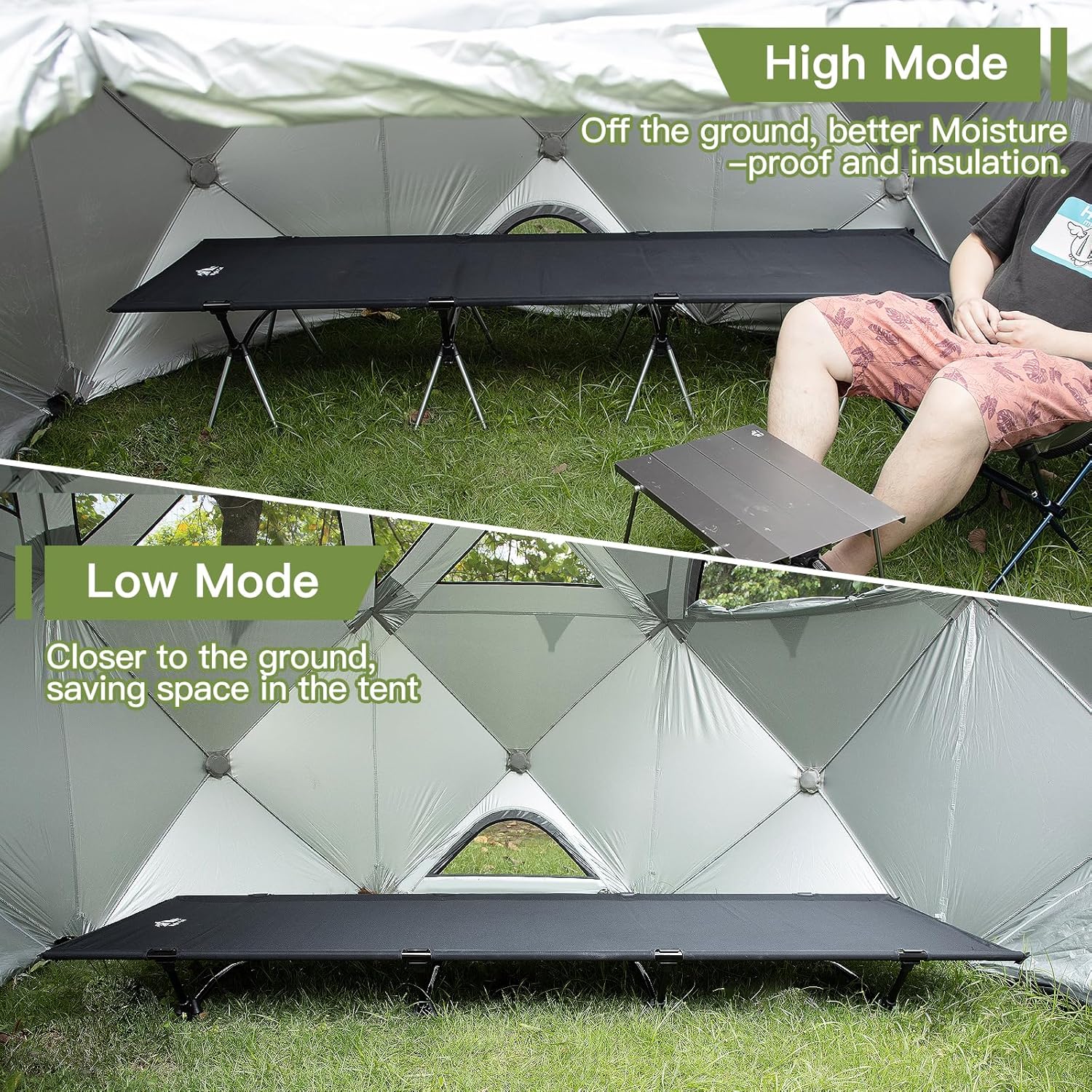 Off the ground camping bed hotsell