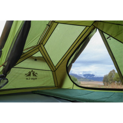 Night Cat 2-Person Cot Tent: Waterproof Vestibule Portable Tent Cot Combo for Outdoor Camping 87x51x40in 	51.1'' Width