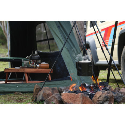 Night Cat Blackout Cabin Tent: 4 Person Pop Up Camping Tent with Vestibule & Rainfly Waterproof Instant Easy Setup Family Tent