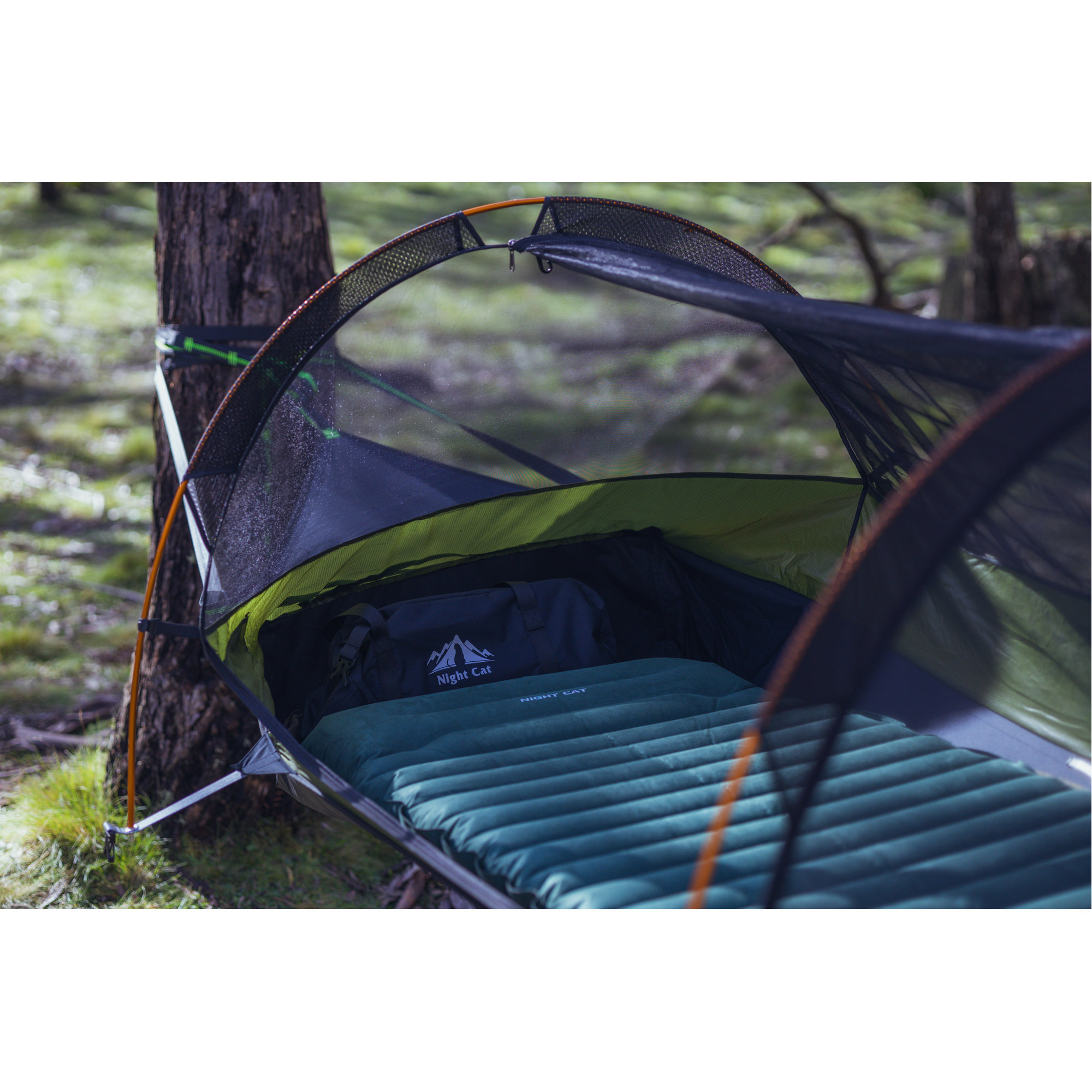 Night Cat Flat Lay Hammock Tent with Mosquito Net Waterproof